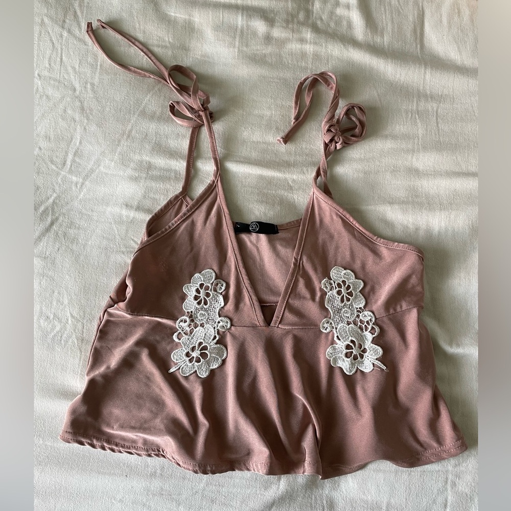 Blush pink tank top